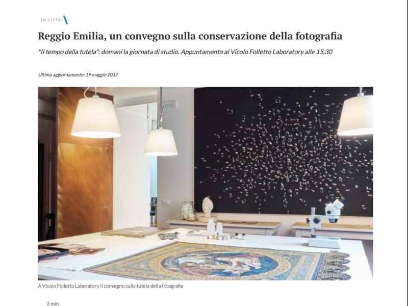 Reggio Emilia, un convegno sulla conservazione della fotografia – Il Resto del Carlino