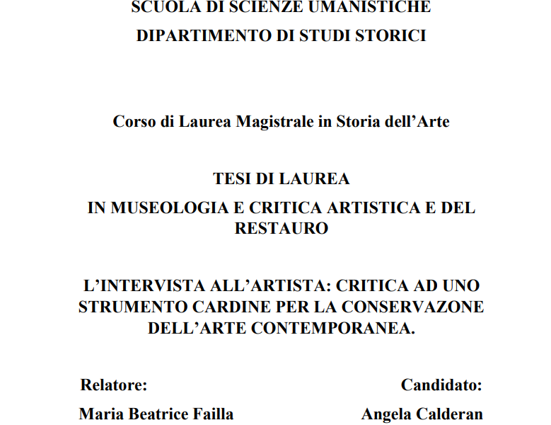 Project Marta caso studio in una tesi di laurea