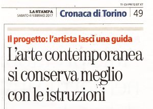 L’Arte Contemporanea si conserva meglio con le istruzioni – La Stampa